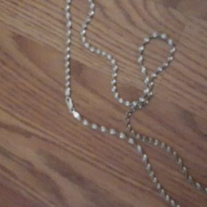 Italian rope chain sterling silver 32"
